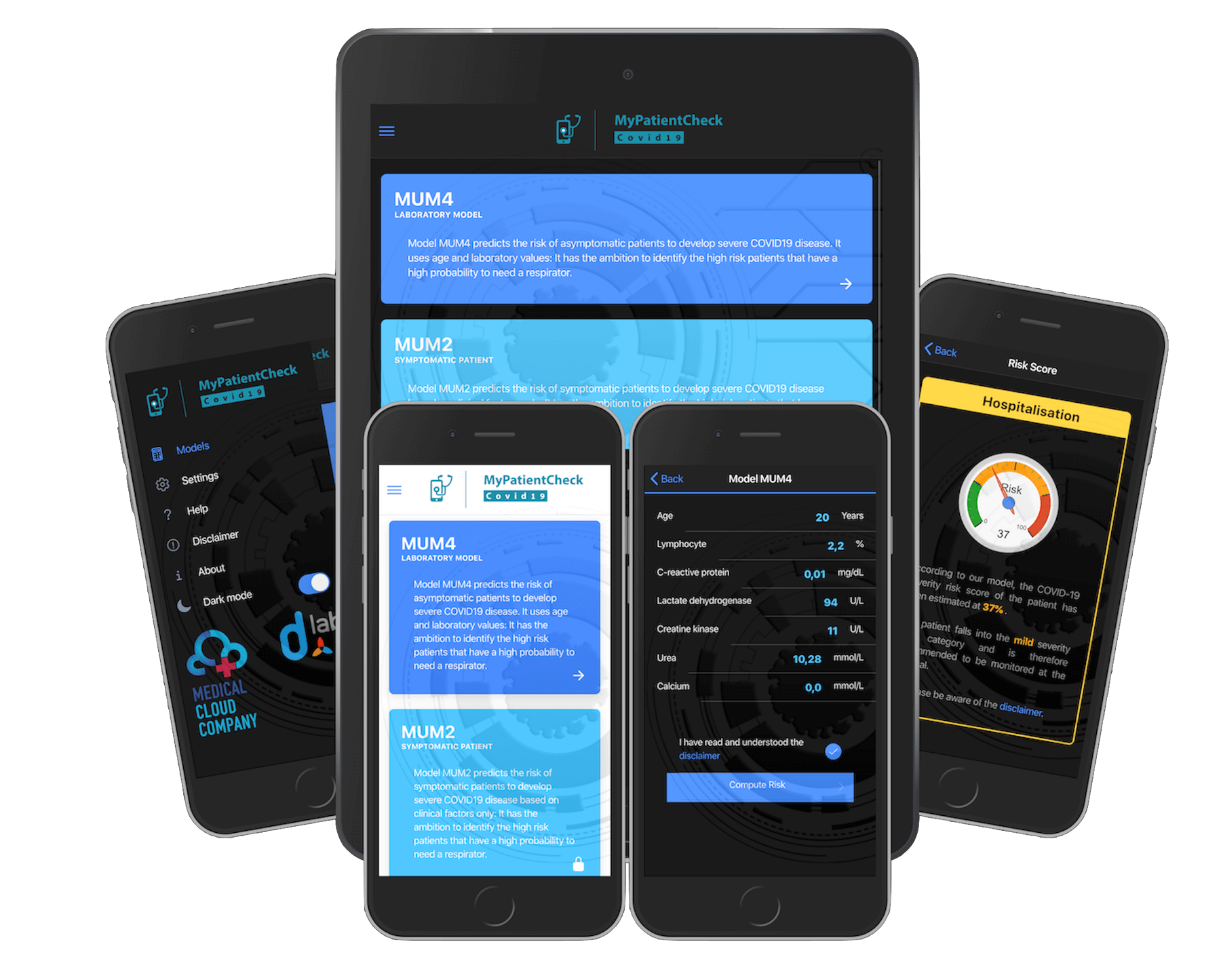 MyPatientCheck - Application de triage COVID-19